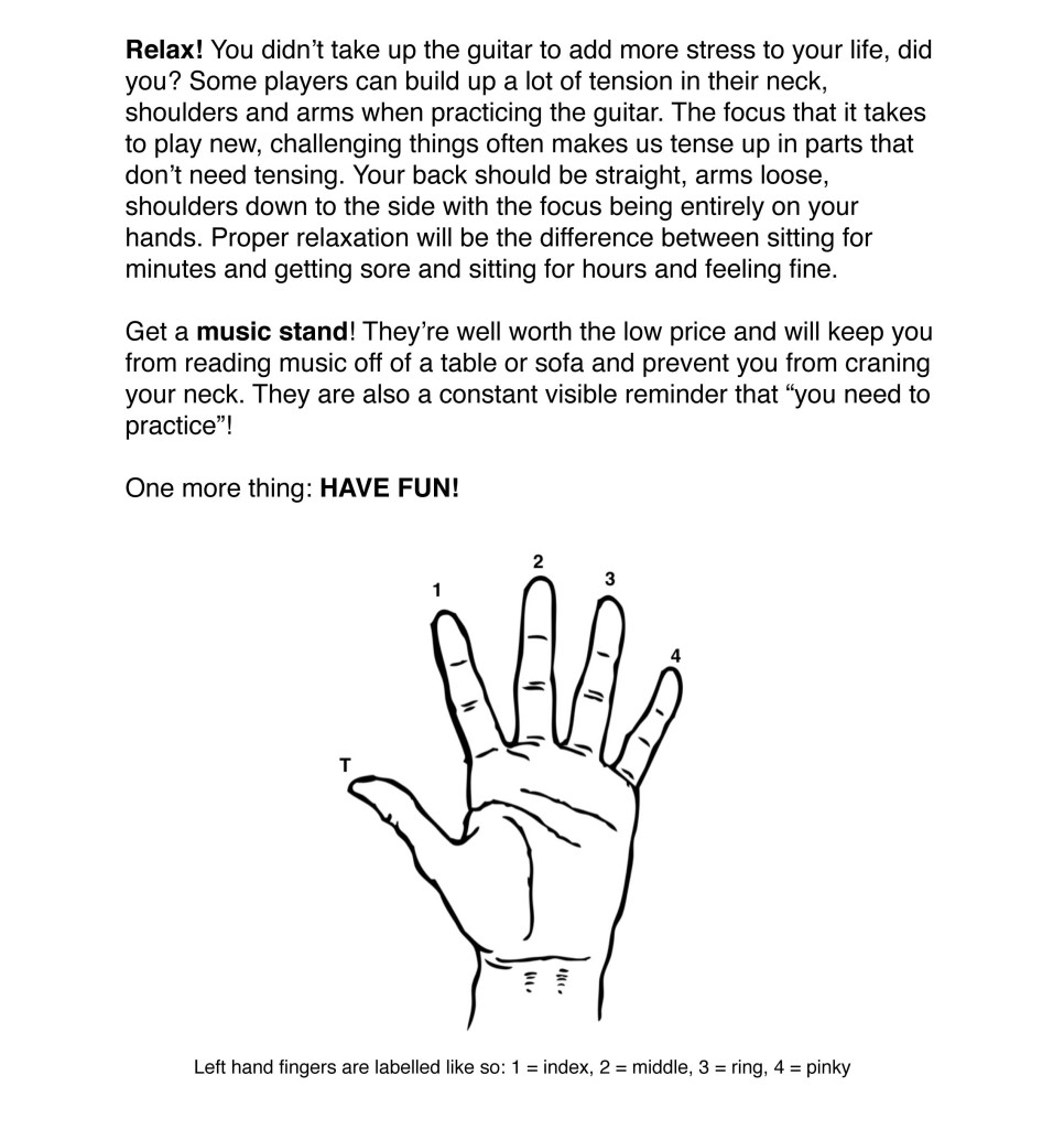 Fretting Hand Technique and Exercises